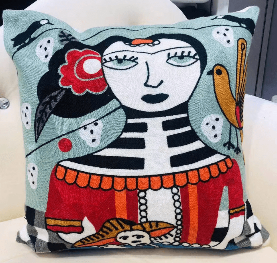 High Quality Picasso Abstract Embroidered Canvas Cushion Covers Premium Soft Funda De Cojin Pop Art Cushions to 'pop' your home.18" x18" 45cm x 45cm
20 + patterns so be sure to look. - Moda-Airneis