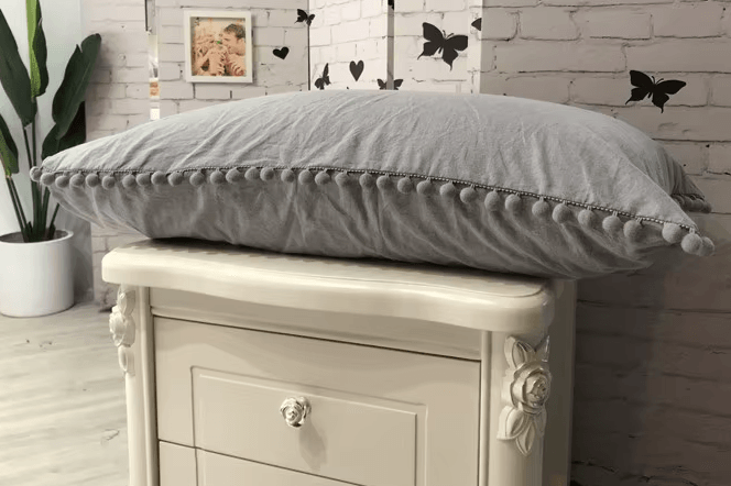 Pink White Gray Black Cushion / pillowcase Cover 100% - Moda-Airneis