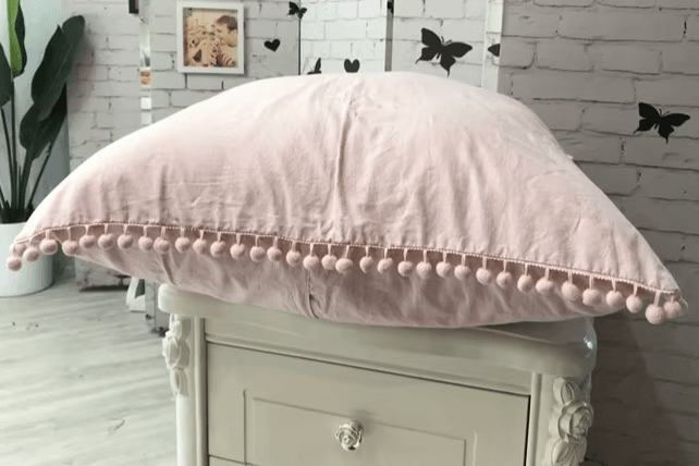 Pink White Gray Black Cushion / pillowcase Cover 100% - Moda-Airneis