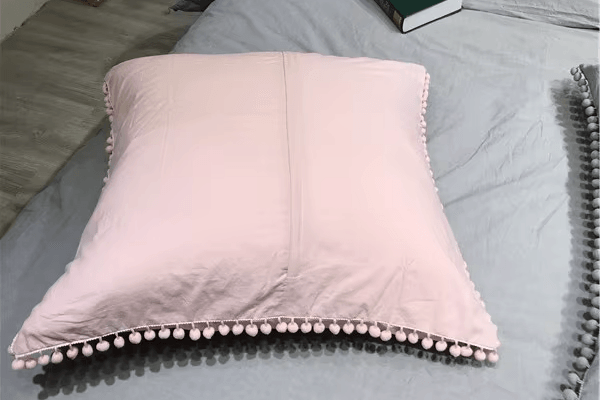 Pink White Gray Black Cushion / pillowcase Cover 100% - Moda-Airneis