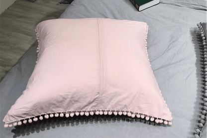 Pink White Gray Black Cushion / pillowcase Cover 100% - Moda-Airneis