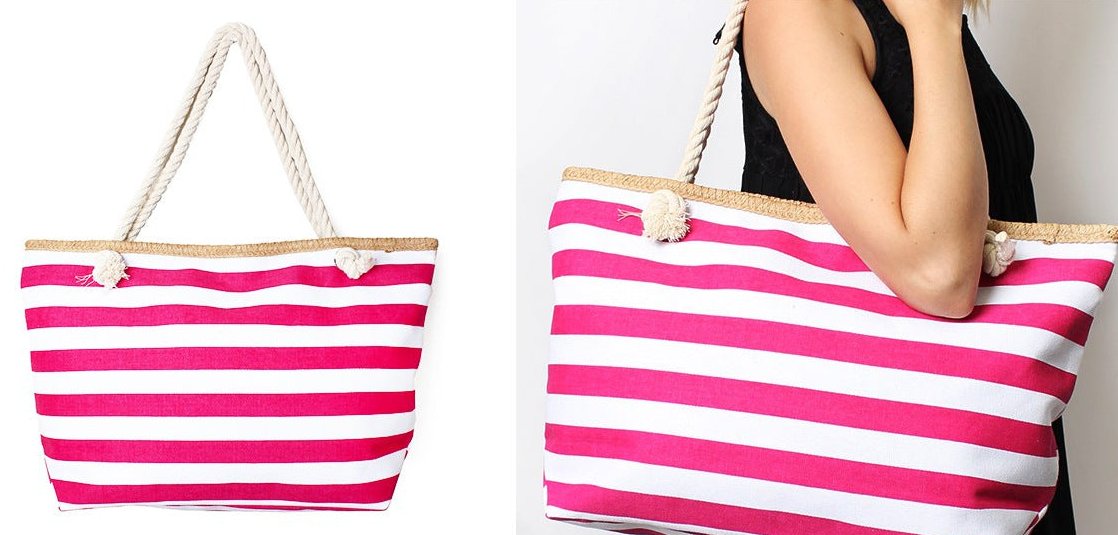 Extra Large Canvas Tote Bag-Beach Bag