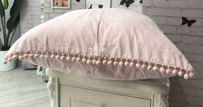 Pink White Gray Black Cushion / pillowcase Cover 100% - Moda-Airneis