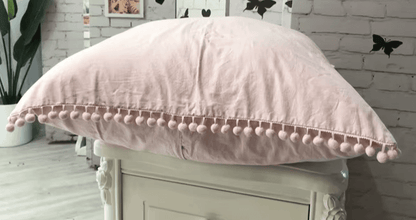Pink White Gray Black Cushion / pillowcase Cover 100% - Moda-Airneis