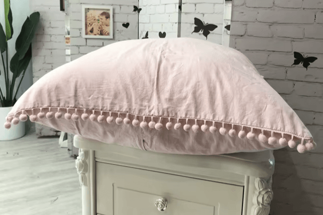 Pink White Gray Black Cushion / pillowcase Cover 100% - Moda-Airneis