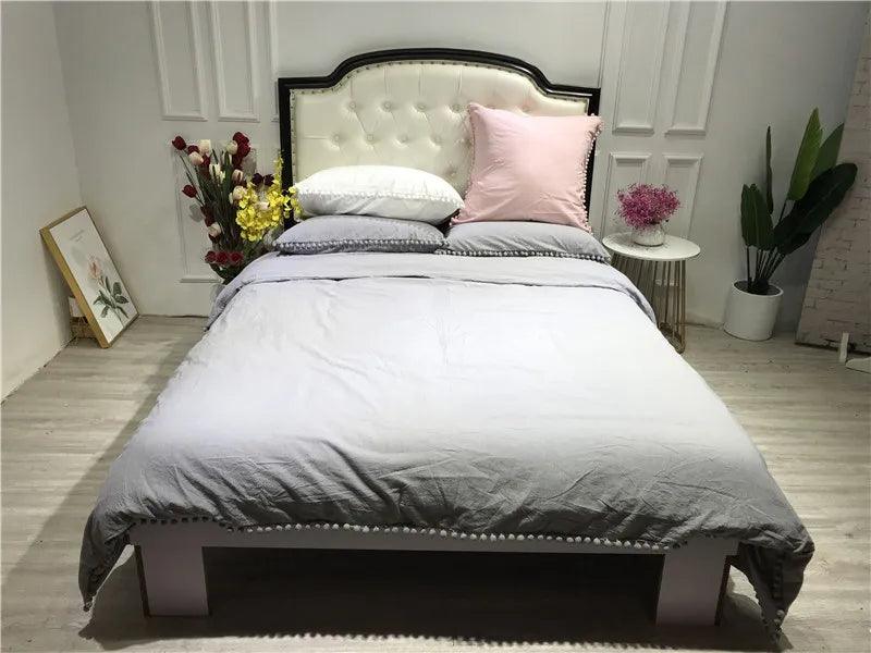 Pink White Gray Black Cushion / pillowcase Cover 100% - Moda-Airneis