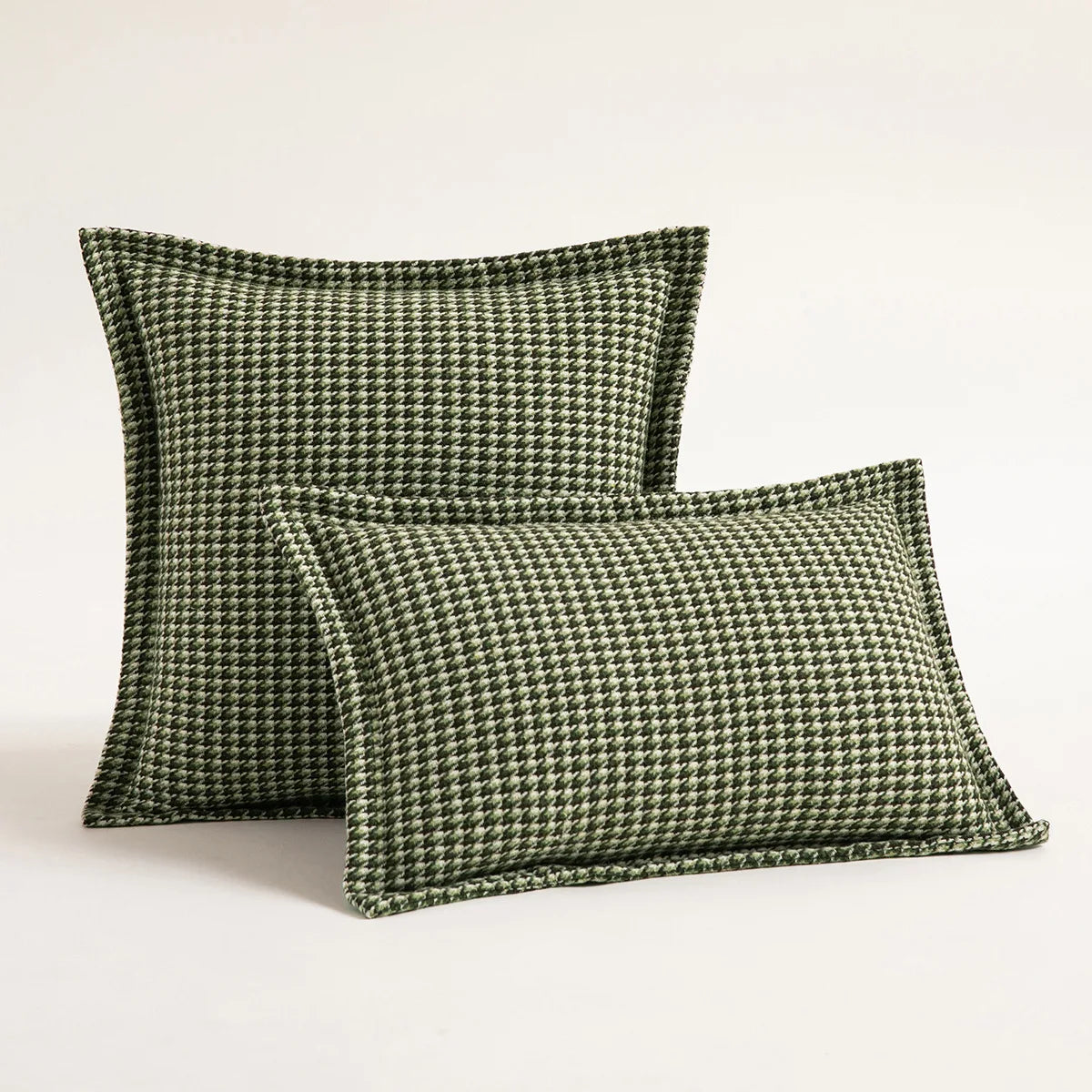 Houndstooth Jacquard weave  cushion covers  5 colors, 3 sizes