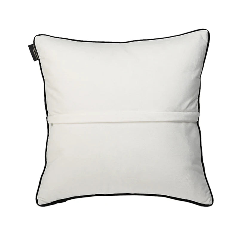 White Velour Cushion Cover Super Soft Velvet Accent Cushion Cover 50cm  19.7"     450cm  18"