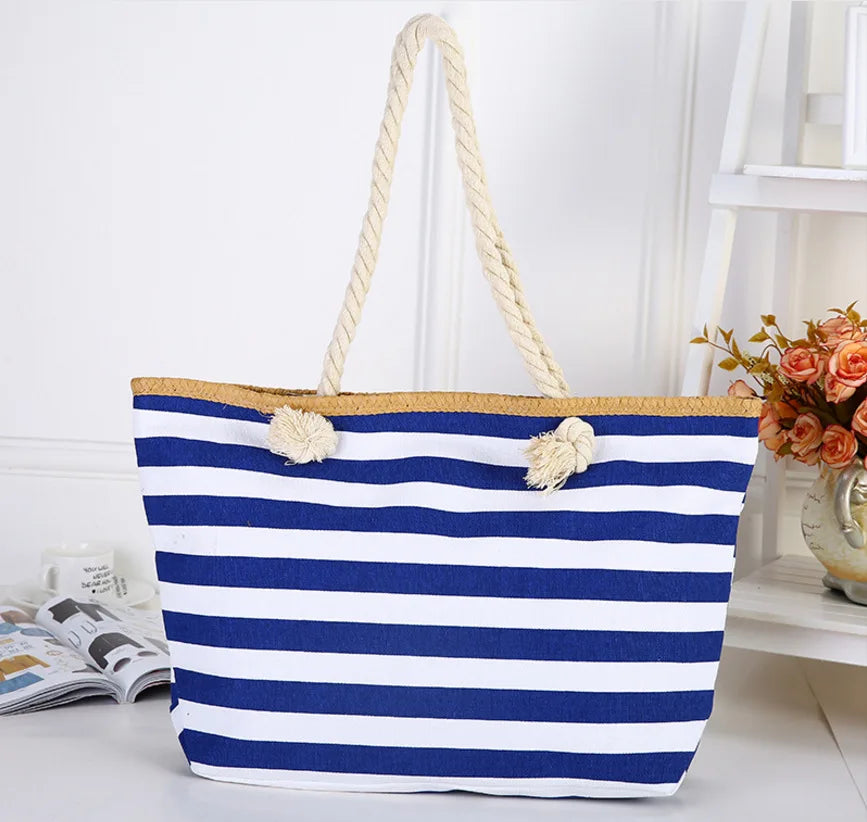 Extra Large Canvas Tote Bag-Beach Bag