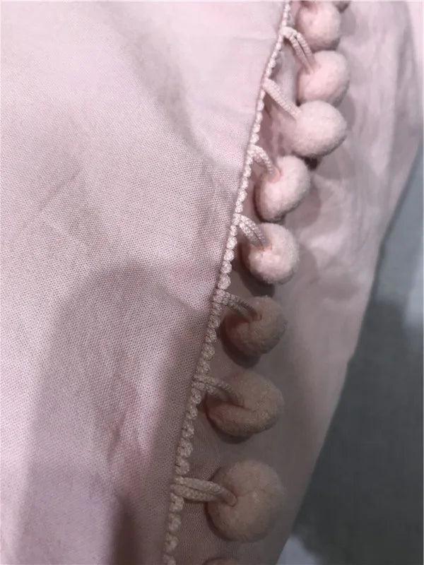 Pink White Gray Black Cushion / pillowcase Cover 100% - Moda-Airneis