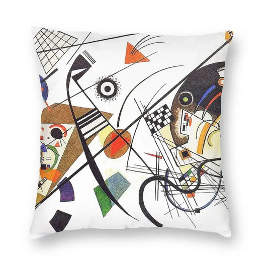 After Wassily Kandinsky Square Cushion Case cover.  multiple sizes.