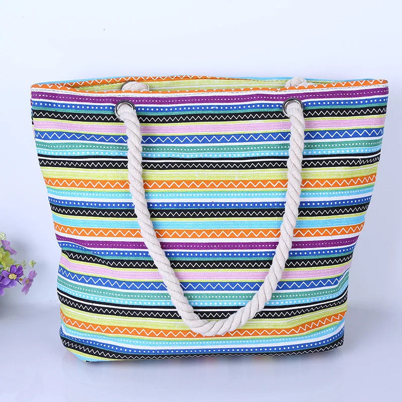 Extra Large Canvas Tote Bag-Beach Bag