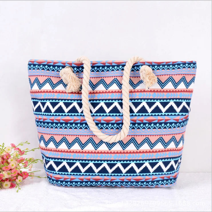 Extra Large Canvas Tote Bag-Beach Bag