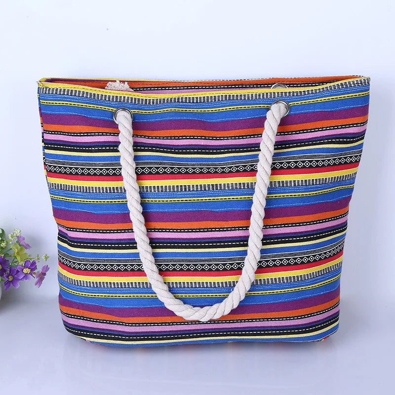 Extra Large Canvas Tote Bag-Beach Bag