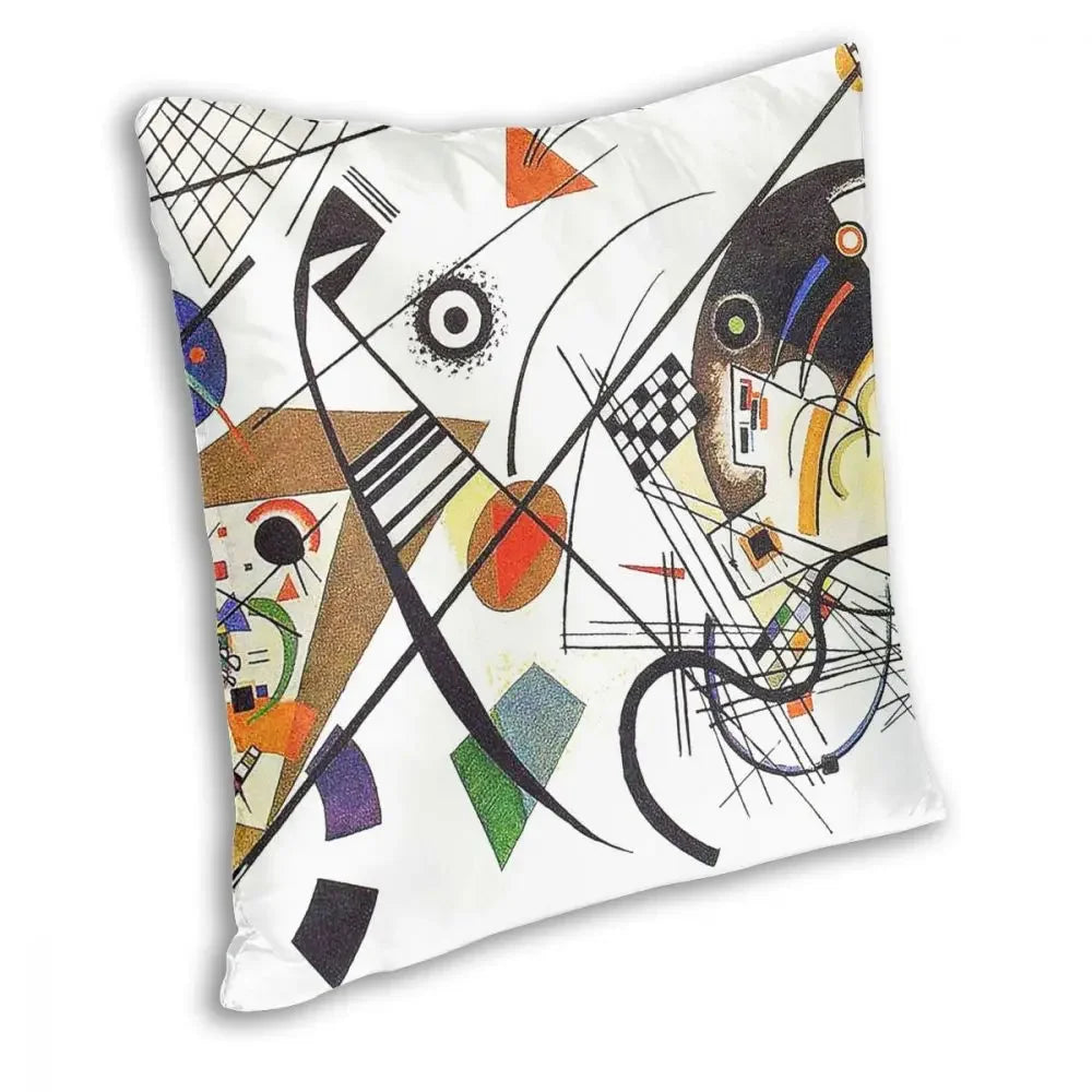 After Wassily Kandinsky Square Cushion Case cover.  multiple sizes.