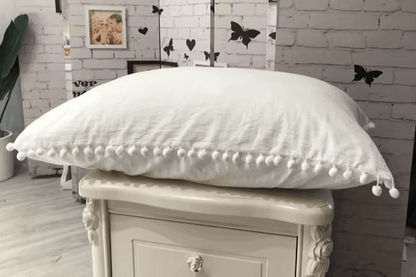 Pink White Gray Black Cushion / pillowcase Cover 100% - Moda-Airneis
