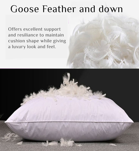 Luxury Goose Down & Feather Cushion Insert - Core - Fill